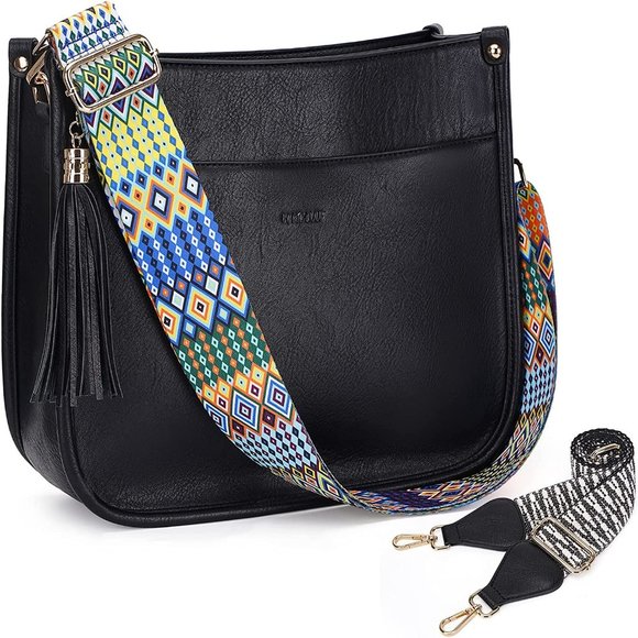 Crossbody Bag Purse for Women 2Pcs Leather Hobo Handbag Wallet Set With … - Picture 3 of 11